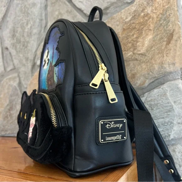 Loungefly Disney Hocus Pocus Binx Pocket Mini Backpack & Wallet Set - Picture 7 of 8